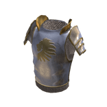 Golden Lion Medieval Chest & Shoulder Armor 