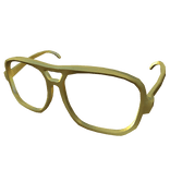 Golden Retro Glasses