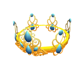 👑Golden Sapphire Crown👑