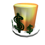 Golden Top Hat of Bling Bling