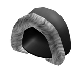 Goose Fur Hood Black