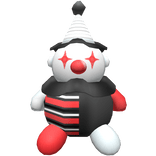Goth Clown Plushie