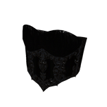 Goth Corset in Pure Black