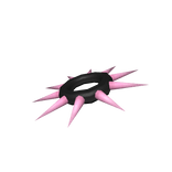 Goth Pink Spiked Choker
