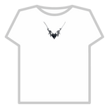gothic black heart necklace y2k emo aesthetic vamp