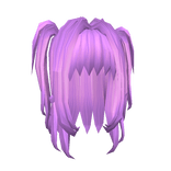 Gothic Lavender Half up Half Down