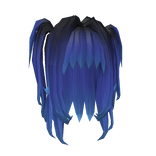 Gothic Midnight Half up Half Down