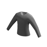 Gray Crewneck Tee (Long Sleeve)