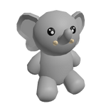Gray Elephant Plush