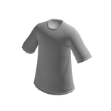 Gray Plain Oversized T-Shirt