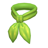 Green 70s Neck Scarf