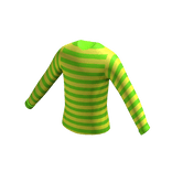 Green and Yellow Striped Shirt