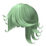 Green Anime Telekinetic Hair