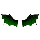 Green Bat Back Wings