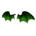 Green Bat Wings