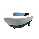 Green Boat Car 