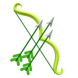 Green Bow & Arrow