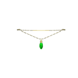 Green Christmas Light Necklace
