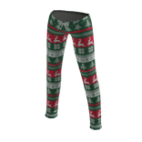 Green Christmas Patterned Christmas Bottoms