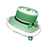 Green Christmas Peppermint Trendy Hat