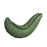 Green Crocodile Tail