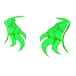 Green Dragon Claw Tattoo