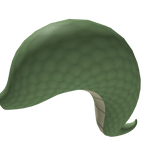 Green Fat Lizard Tail