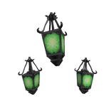 Green Floating Mystical Lanterns