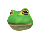 Green Frog-Toad Head