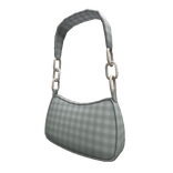 Green Gingham Shoulder Bag
