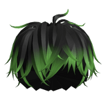 Green Ombre Sleepy Hair