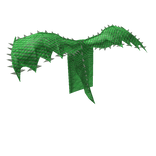 Green Scales Dragon Wings Tail