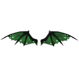 Green shinigami wings