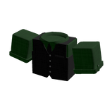 Green Shirt & Formal Black Vest {1.0}
