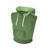 Green Sleevless Hoodie