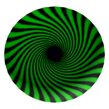 Green Spiral Circle