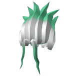 Green Stone Anime Hair