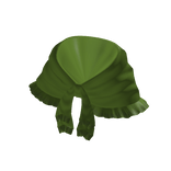 Green Tied Lace Shawl