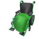 Green Wheelchair