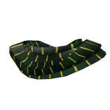 Green/Yellow Striped Cozy Scarf (1.0)