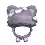 Grey Winter Bear Hat