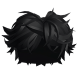 Grunge Boy Hair in Black