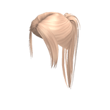 Grunge Messy Ponytail in Blonde