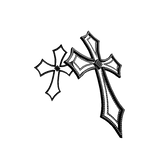 Grunge Rhinestone Crosses (3.0)