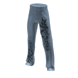 Grunge Tattoo High Waisted Baggy Denim Pants Light