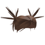 Grunge Y2K Spiky Hair Brown