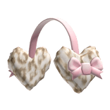 Gyaru Cheetah Earmuffs Pink