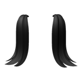 Hair Back Extension In Black