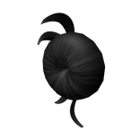 Hair Buns Extension In Black