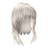Mermaid Wolfcut Messy Layered Hair Platinum - Roblox